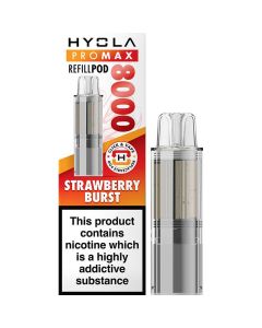 Hyola Pro Max 8000 strawberry burst pod & refill 10ml