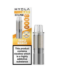 Hyola Pro Max 8000 triple mango pod & refill 10ml