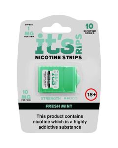 It's rips ice mint on nicotine strips 10 pack - 10mg