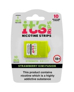 It's rips strawberry kiwi fusion nicotine strips 10 pack - 10mg