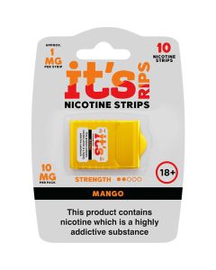 It's rips mango on nicotine strips 10 pack - 10mg