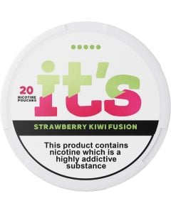 It's strawberry and kiwi nicotine pouches 20 pack