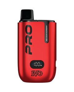 Red sour raspberry IVG Pro 12 pod vape kit 12ml