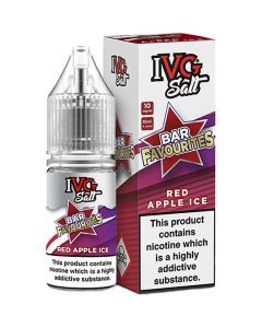 IVG Salt Bar Favourites red apple ice e-liquid 10ml