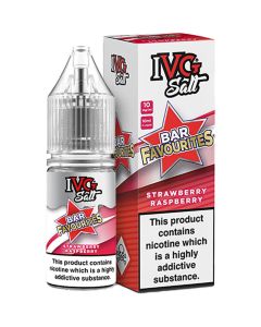 IVG Salt Bar Favourites strawberry raspberry e-liquid 10ml