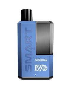 IVG Smart 5500 blue razz lemonade rechargeable disposable vape 12ml