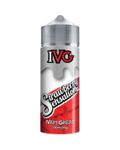 IVG strawberry sensation e-liquid 100ml