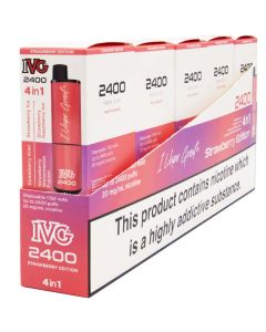 IVG 2400 4 in 1 disposable vapes 5 pack