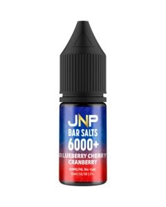 JNP Bar Salts 6000+ blueberry cherry cranberry e-liquid 10ml