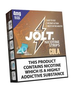 JOLT cola nicotine strips 20 pack.