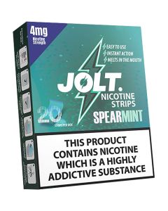 JOLT spearmint nicotine strips 20 pack