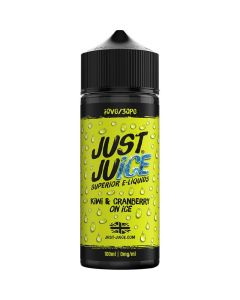 Just Juice kiwi & cranberry on ice e-liquid 100ml