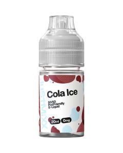 Just Mixx 20ml cola ice e-liquid on a white background.