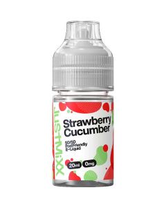 Just Mix strawberry cucumber 20ml e-liquid on a white background.