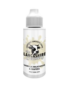 The Lancashire Creamery vanilla milkshake & wafers e-liquid 100ml