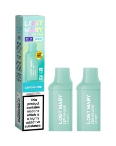 Lemon lime Lost Mary BM600 pods 2 pack