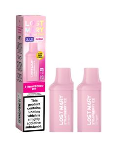 Lost Mary BM600 strawberry ice pods 2 pack