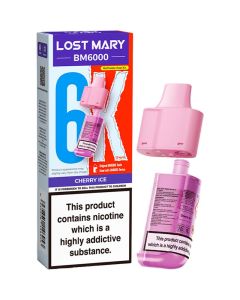 Lost Mary BM6000 cherry ice pod & refill 12ml