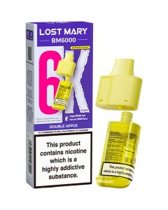 Lost Mary BM6000 double apple pod & refill 12ml