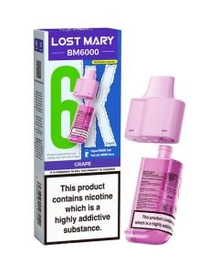 Lost Mary BM6000 grape pod & refill 12ml