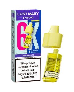 Lost Mary BM6000 pineapple ice pod & refill 12ml