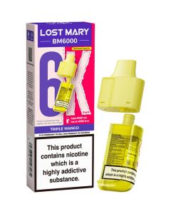 Lost Mary BM6000 triple mango pod & refill 12ml