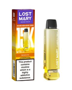 Lost Mary Nera 15k banana ice pod and box