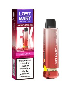 Lost Mary Nera 15K sparkling cherry pod and box