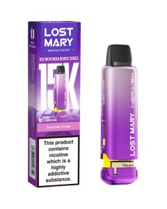 Lost Mary Nera 15K summer grape pod and box