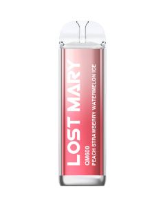 Lost Mary QM600 peach strawberry watermelon ice disposable vape