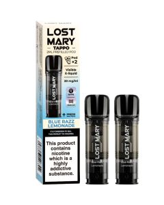 Lost Mary Tappo blue razz lemonade pods box