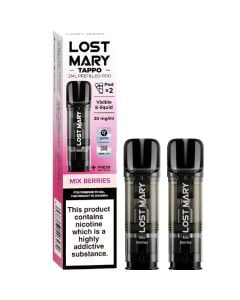 Lost Mary Tappo mixed berries pods 2 pack box