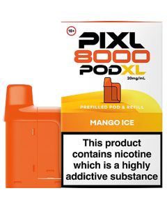 PIXL 8000 Pod XL mango ice pod & refill 12ml