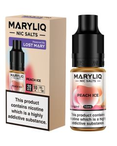 MARYLIQ by Lost Mary peach ice e-liquid 10ml