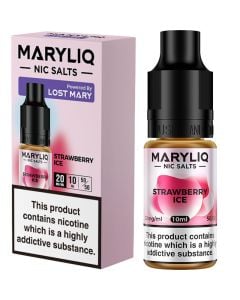 MARYLIQ by Lost Mary strawberry ice e-liquid 10ml