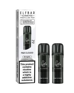 P&B cloudd Elf Bar 600 pods 2 pack
