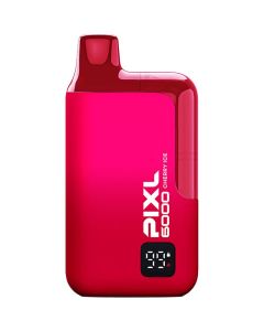 PIXL 6000 cherry ice rechargeable disposable vape 12ml