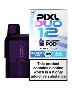 PIXL Duo 12 blue edition pod & refill 12ml and box