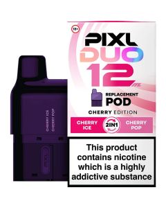 PIXL Duo 12 cherry edition pod & refill 12ml and box