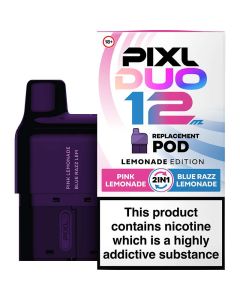 PIXL Duo 12 lemonade edition pod & refill 12ml and box