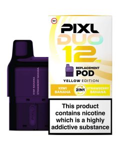 PIXL Duo 12 yellow edition pod & refill 12ml and box