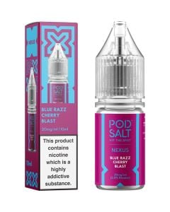 Pod Salt Nexus blue razz cherry blast e-liquid 10ml