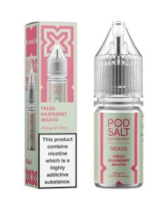 Pod Salt Nexus fresh raspberry mojito e-liquid 10ml