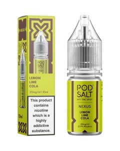 Pod Salt Nexus lemon lime cola e-liquid 10ml