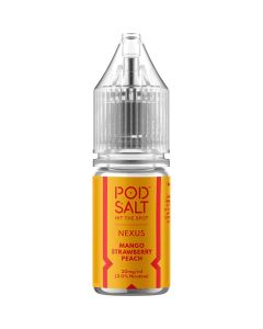 Pod Salt Nexus mango strawberry peach e-liquid 10ml