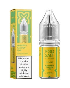 Pod Salt Nexus pineapple passion lime e-liquid 10ml