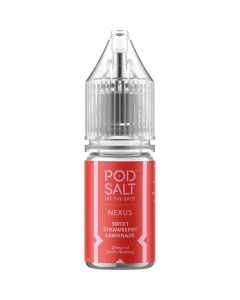 Pod Salt Nexus sweet strawberry lemonade e-liquid 10ml