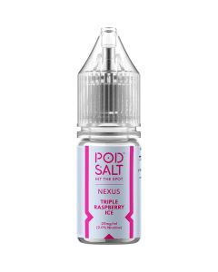 Pod Salt Nexus triple raspberry ice e-liquid 10ml