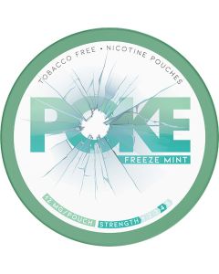 Poke freeze mint nicotine pouches 22 pack