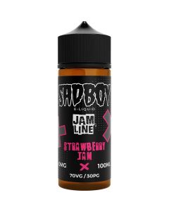 SadBoy Jam Line strawberry jam e-liquid 100ml